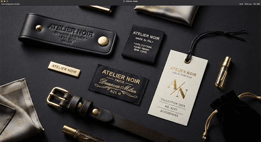 Premium garment accessories and woven labels.