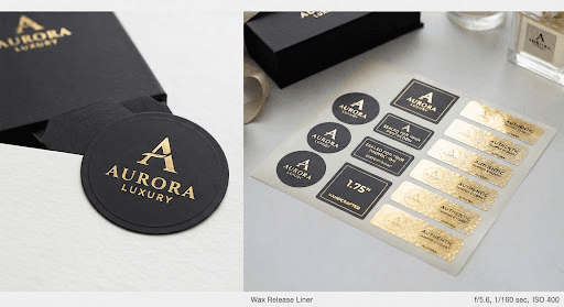 State of the art industrial printing press applying UV printing and metallic inks.