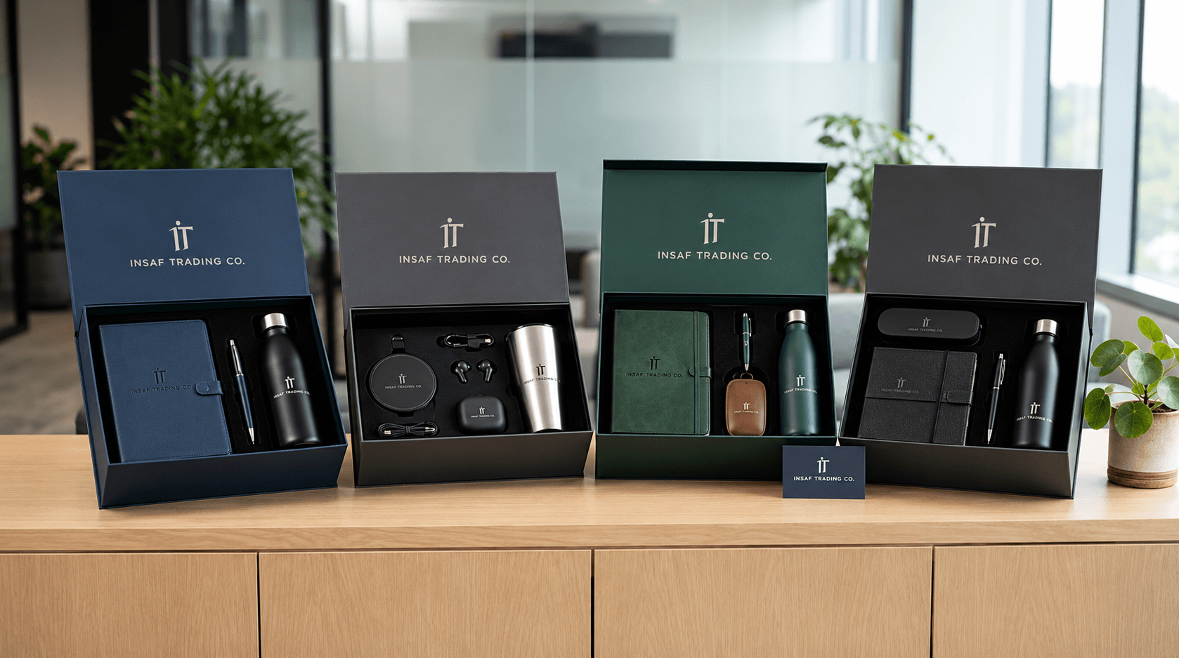 Luxury corporate gifting collection.